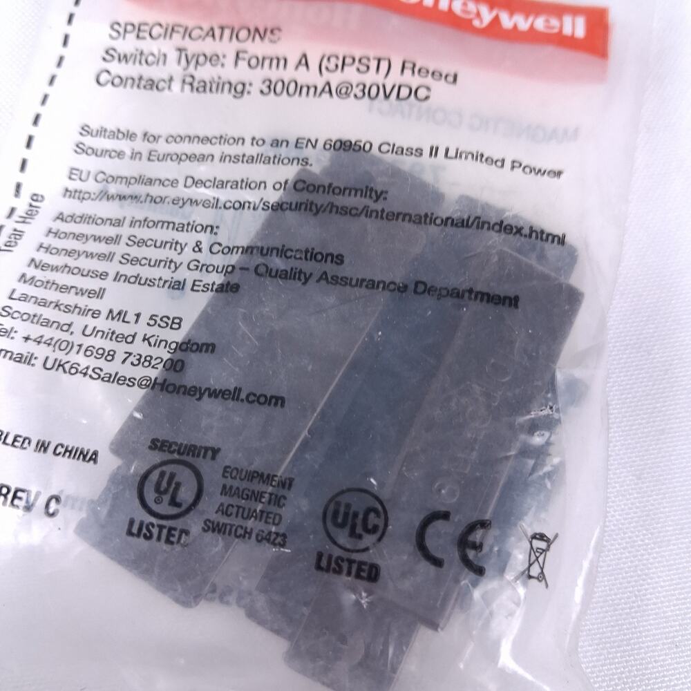 Honeywell 7939WG-BK Magnetic Contact Security Sensor 1.25" Gap Reed SPST - Picture 3 of 7